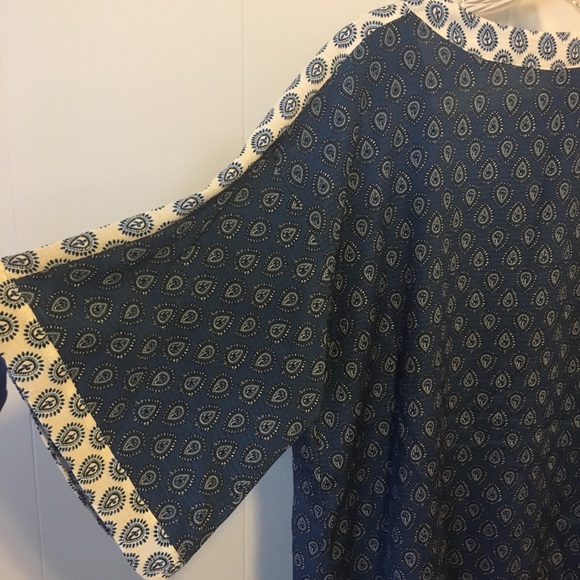 Rachel Zoe Pea in a Pod Boho Tunic Top 0076 - Picture 12 of 13